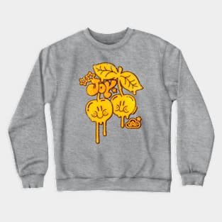 Joy Cherries - Golden Yellow Crewneck Sweatshirt